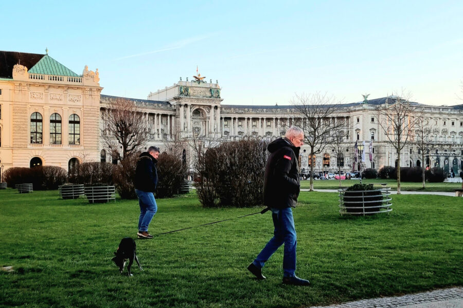 Gassi gehen mit dem Präsidenten