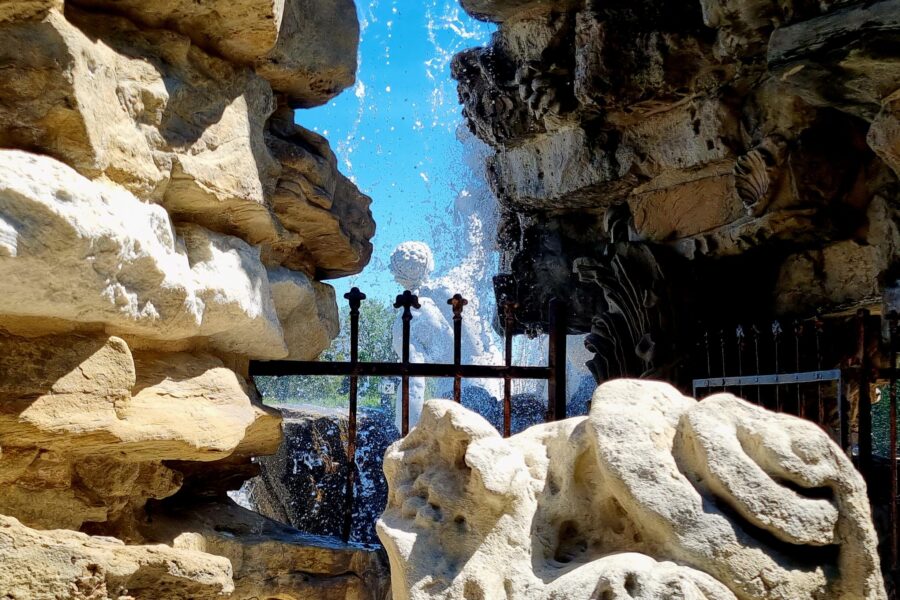 Brunnen Wiens bieten Abkühlung